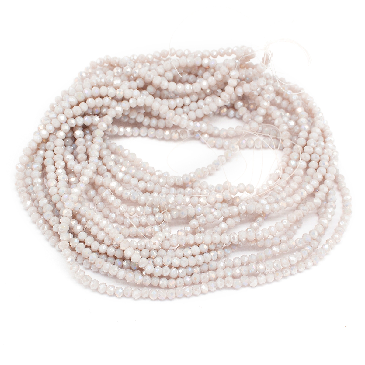 Бусины Стеклянные Гальванические