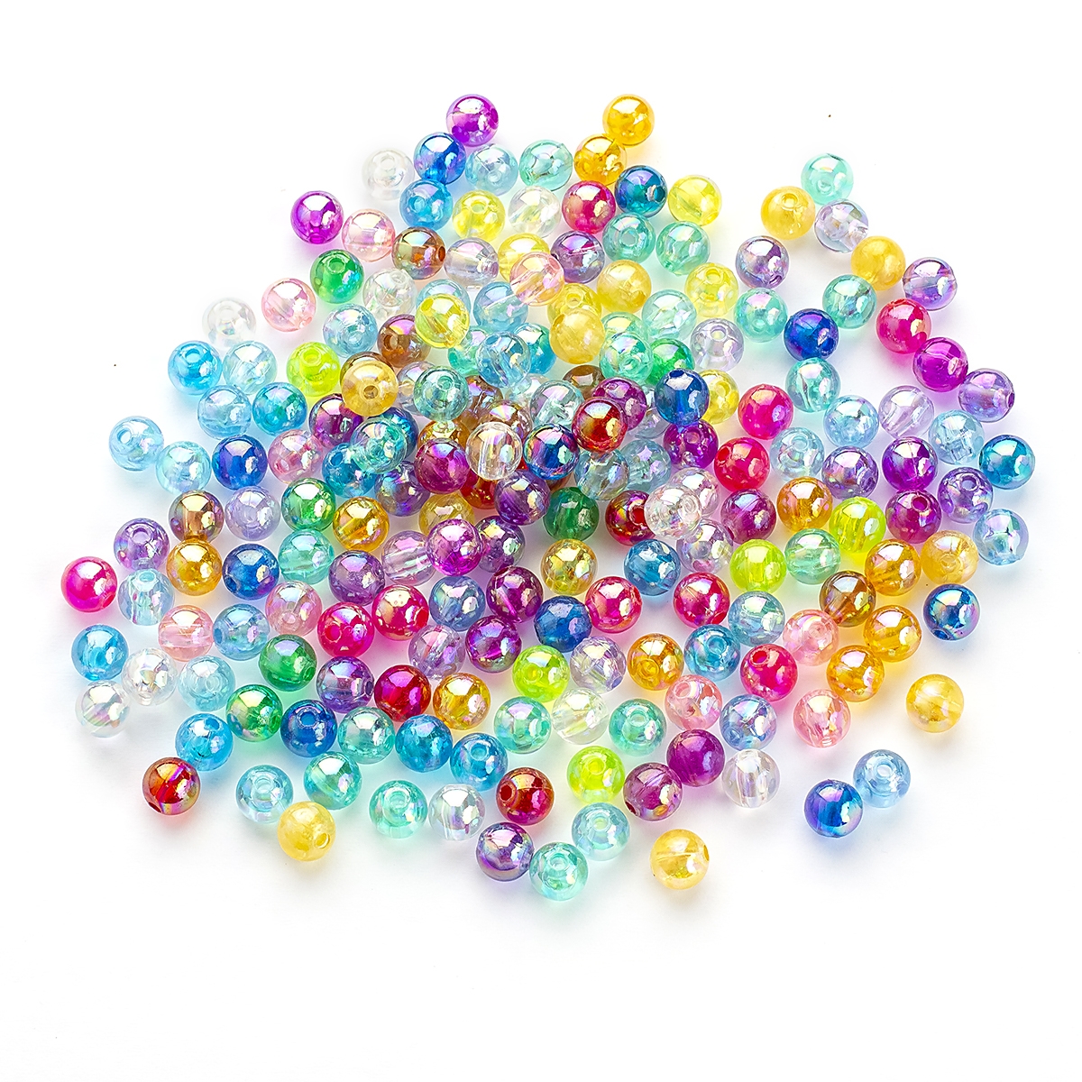 Бусины Акриловые Прозрачные