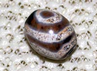 Бусина Дзи два глаза