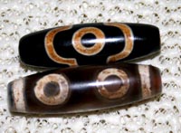 Бусина Дзи 3 глаза